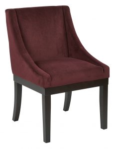 velvet wingback chair office star monarch collection easy care velvet wingback chair in port velvet fabric with solid wood legs and inner spring cushioned seat