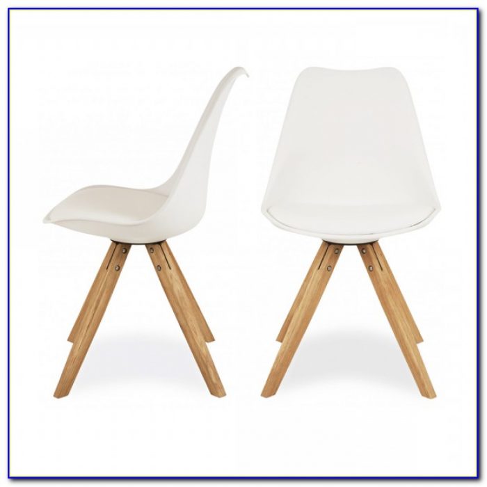 white chair with wooden legs