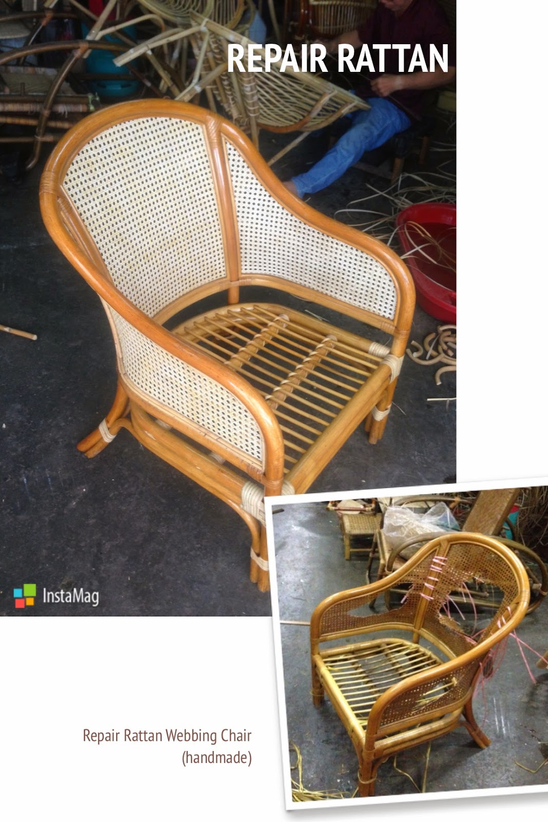 wicker chair repair