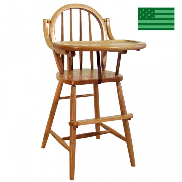 wood high chair for babies