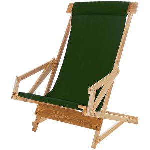 wooden beach chair fore