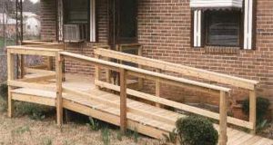 wooden wheel chair ramps wood wheelchairs ramp plans free