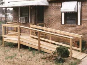 wooden wheel chair ramps wood wheelchairs ramp plans free