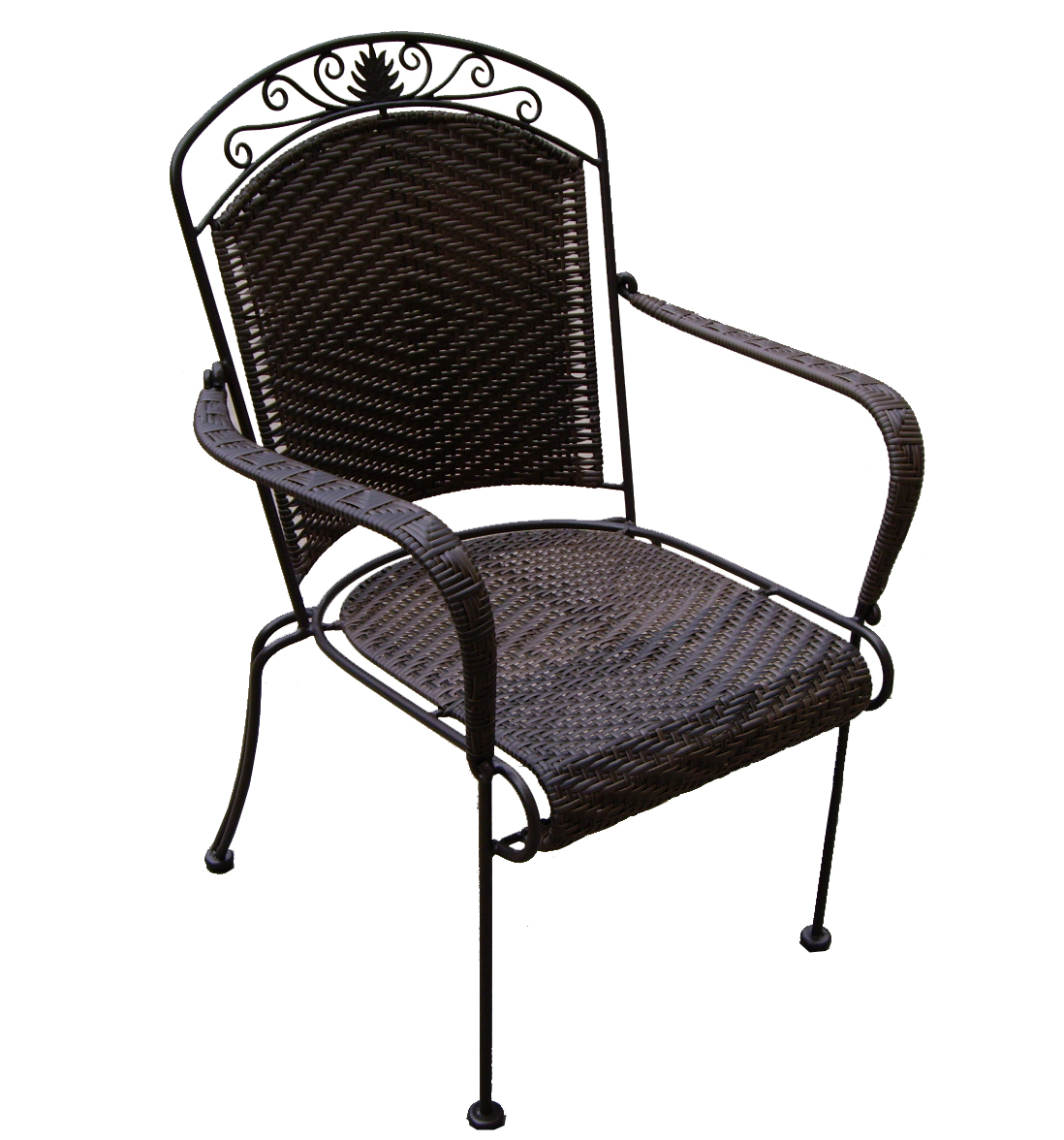 wrought iron chair