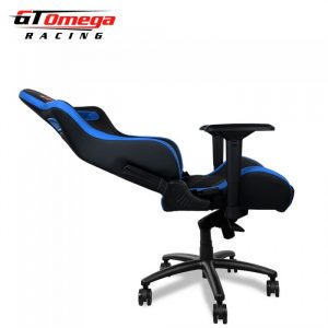 x chair sports gt omega sport office chair black next blue leather xpx x
