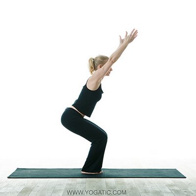 yoga chair poses