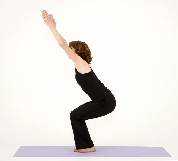yoga chair posture