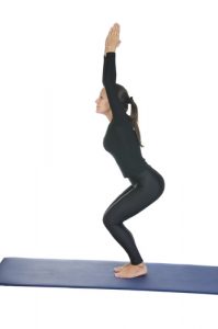 yoga chair posture yoga